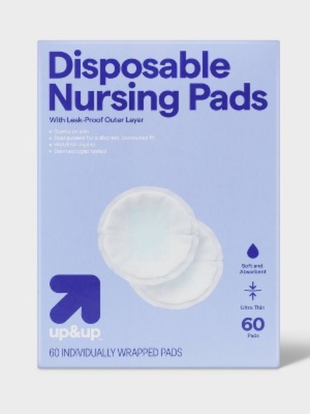 up&up Disposable Breast Pads Leakproof Maternity Pads Breathable